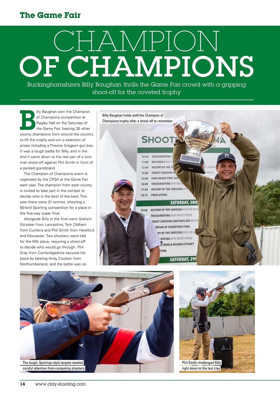 Clay Shooting Preview Pages
