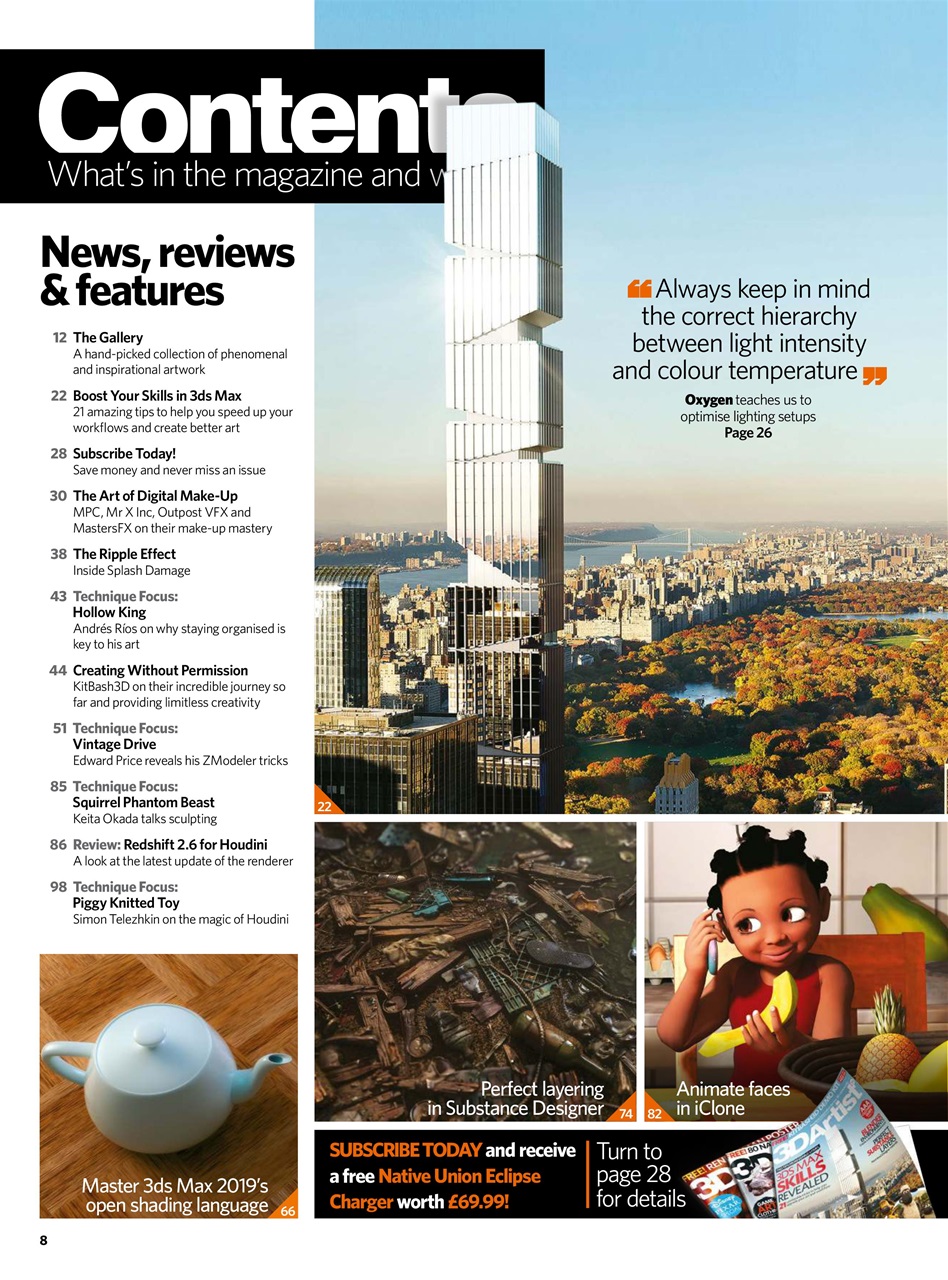 3D Artist Preview Pages