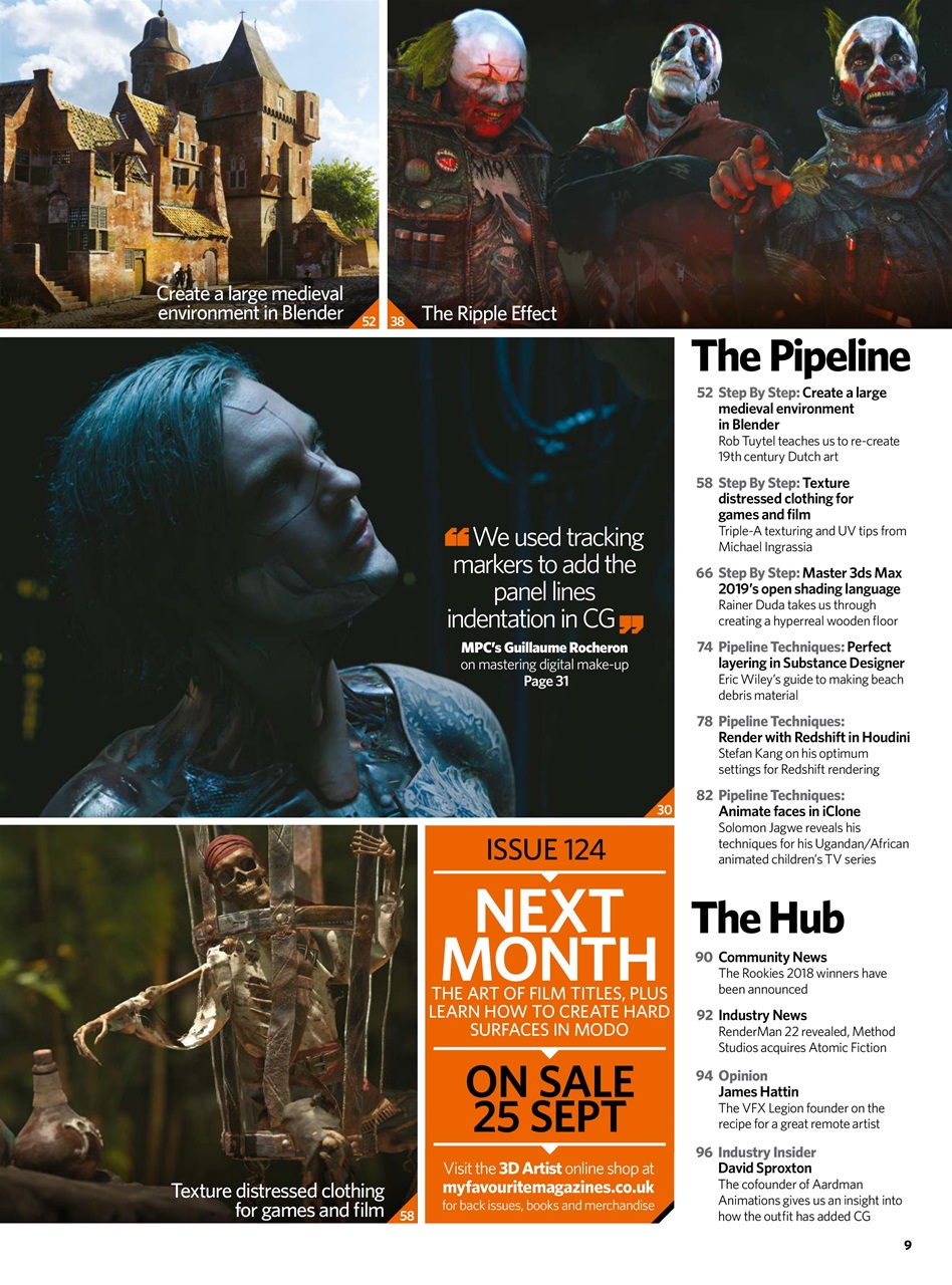 3D Artist Preview Pages