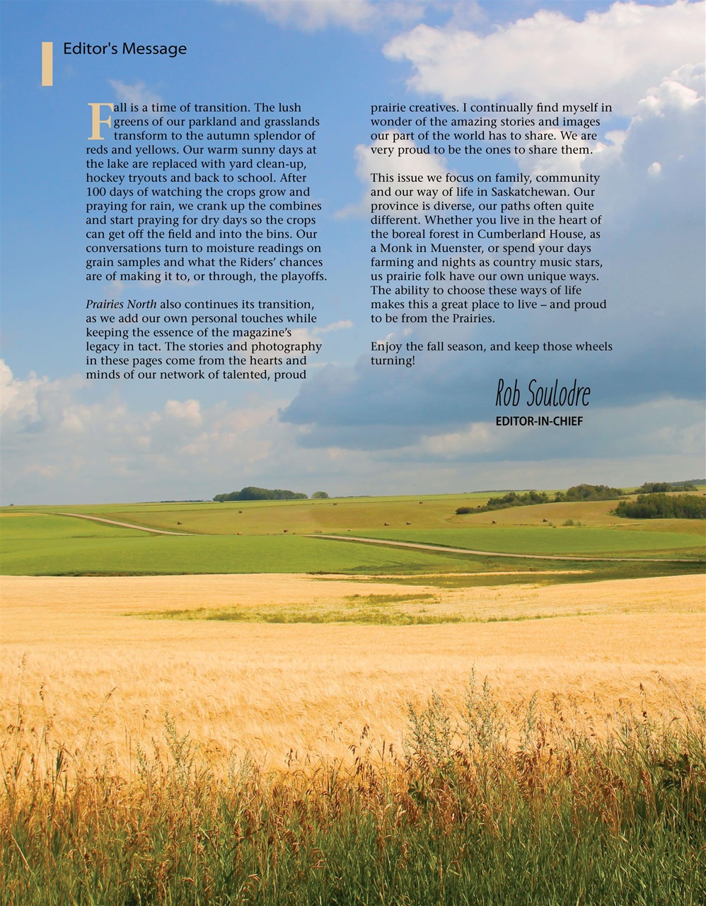 Prairies North Magazine Preview Pages