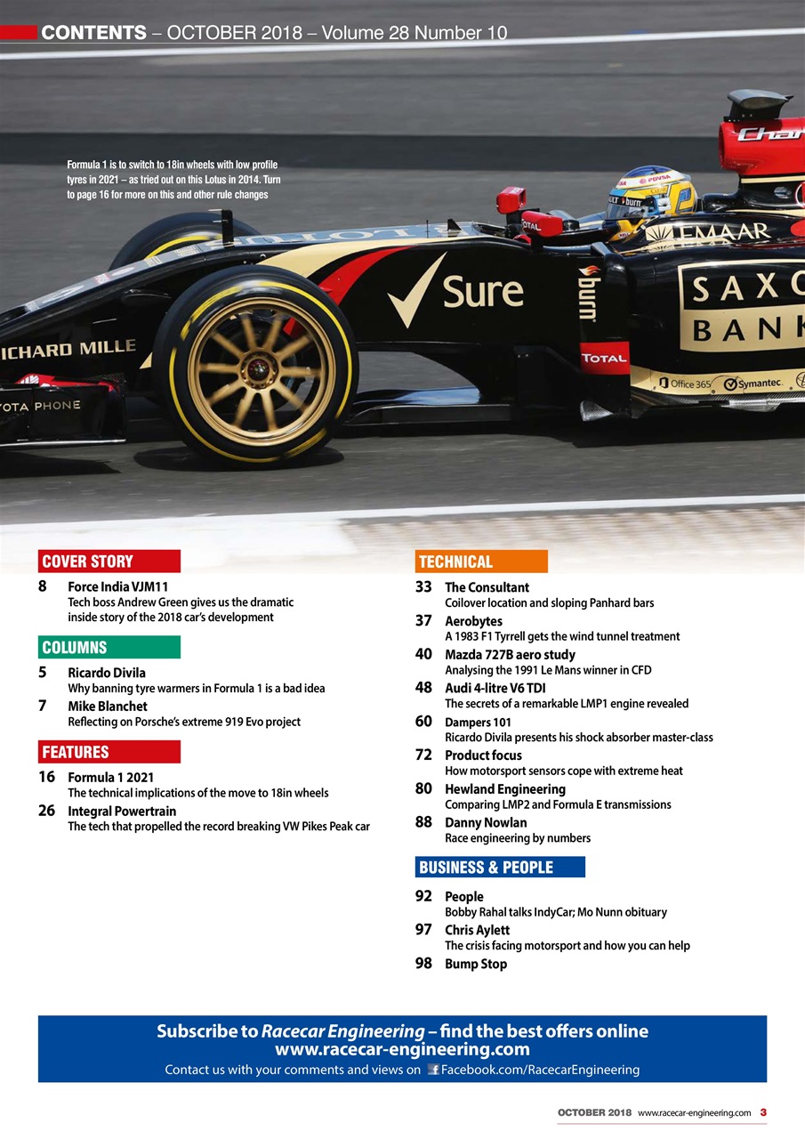 Racecar Engineering Preview Pages