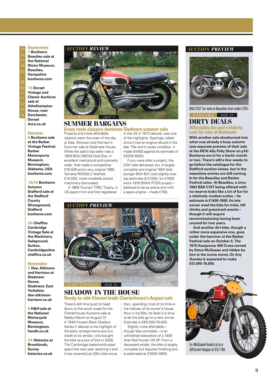 Classic Bike Preview Pages