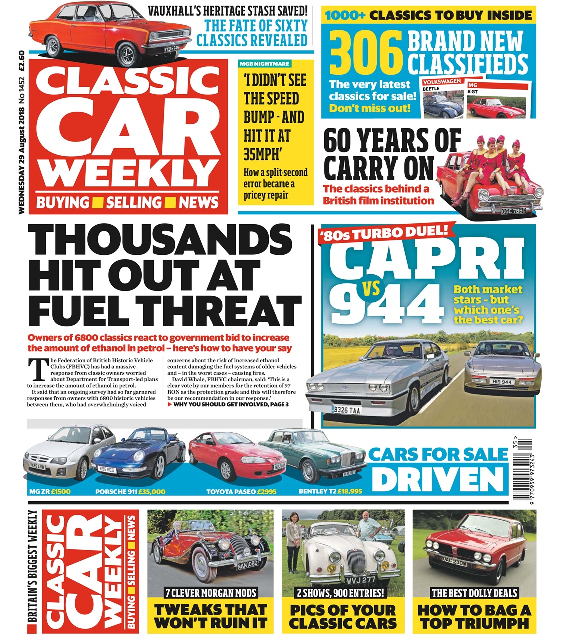 Classic Car Weekly Preview Pages