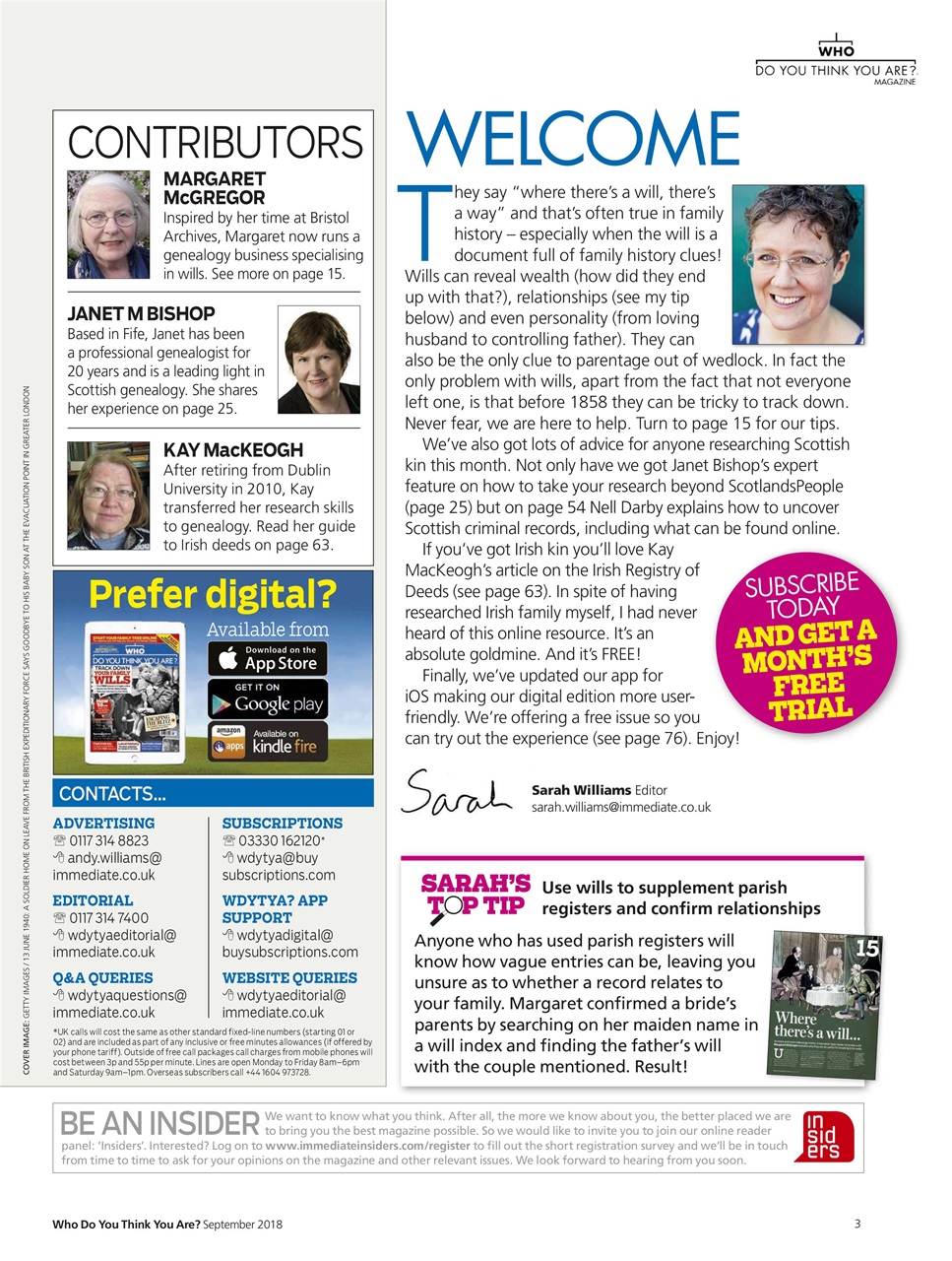 Who Do You Think You Are? Preview Pages