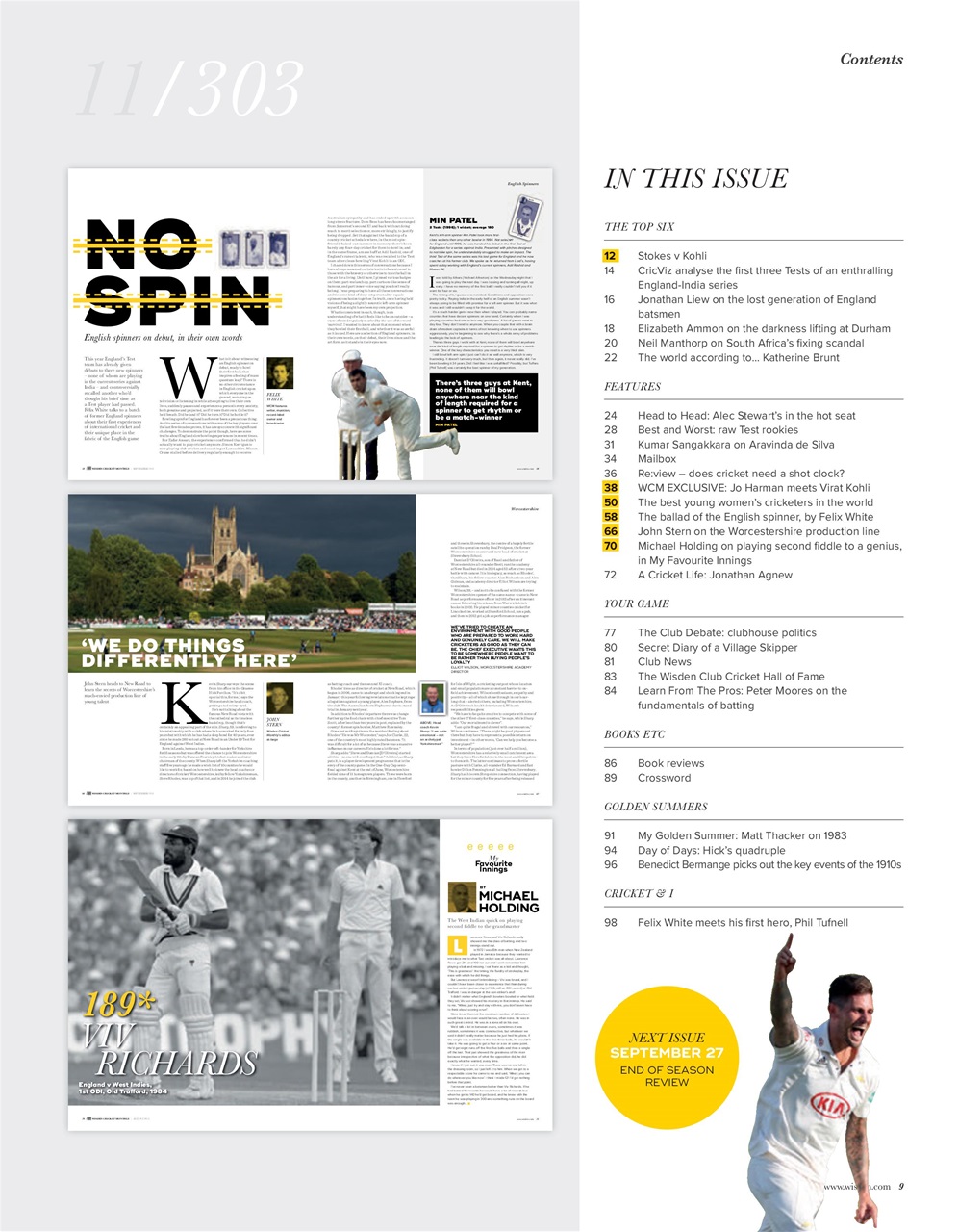 Wisden Cricket Monthly Preview Pages