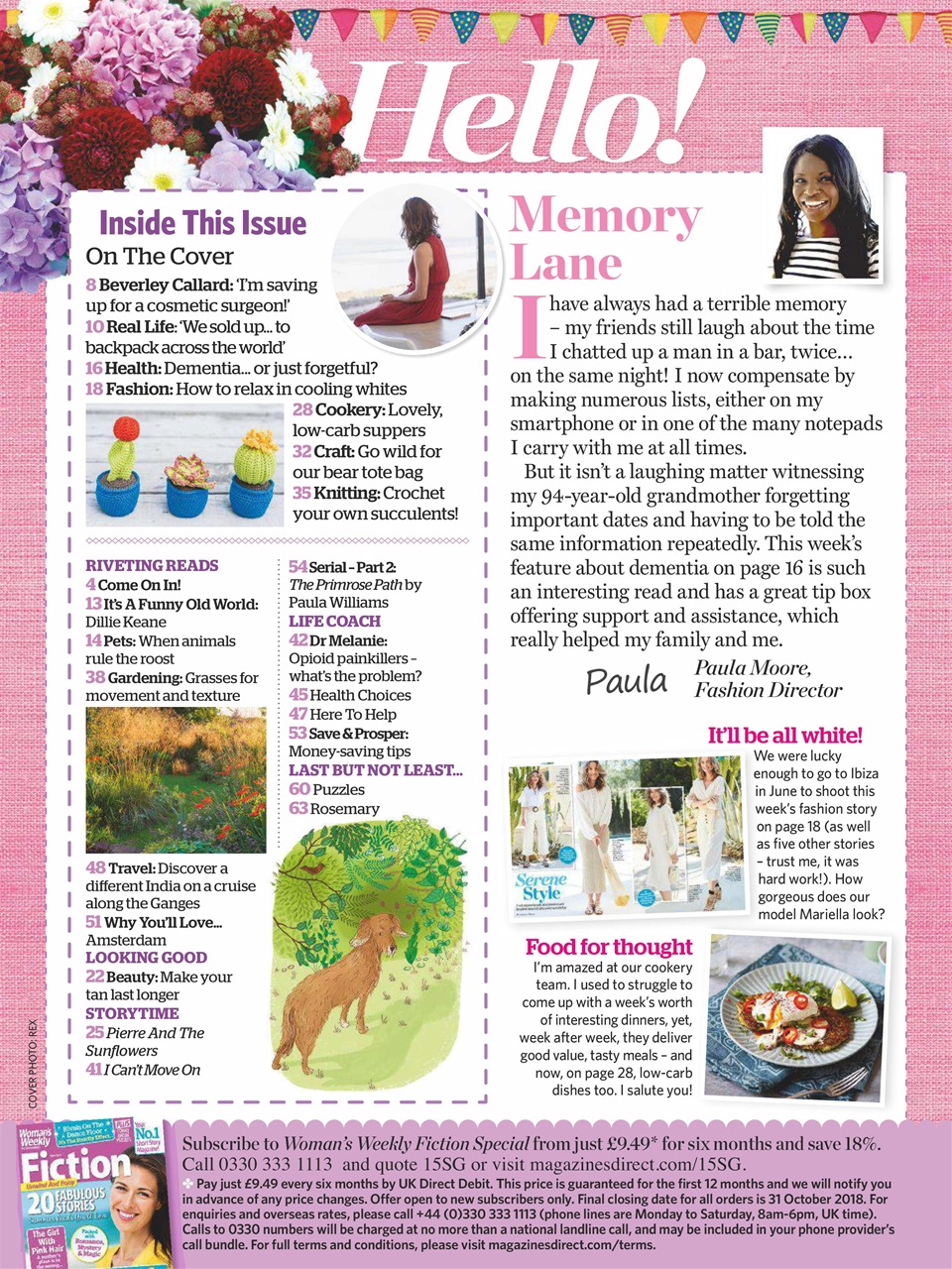 Woman's Weekly Preview Pages