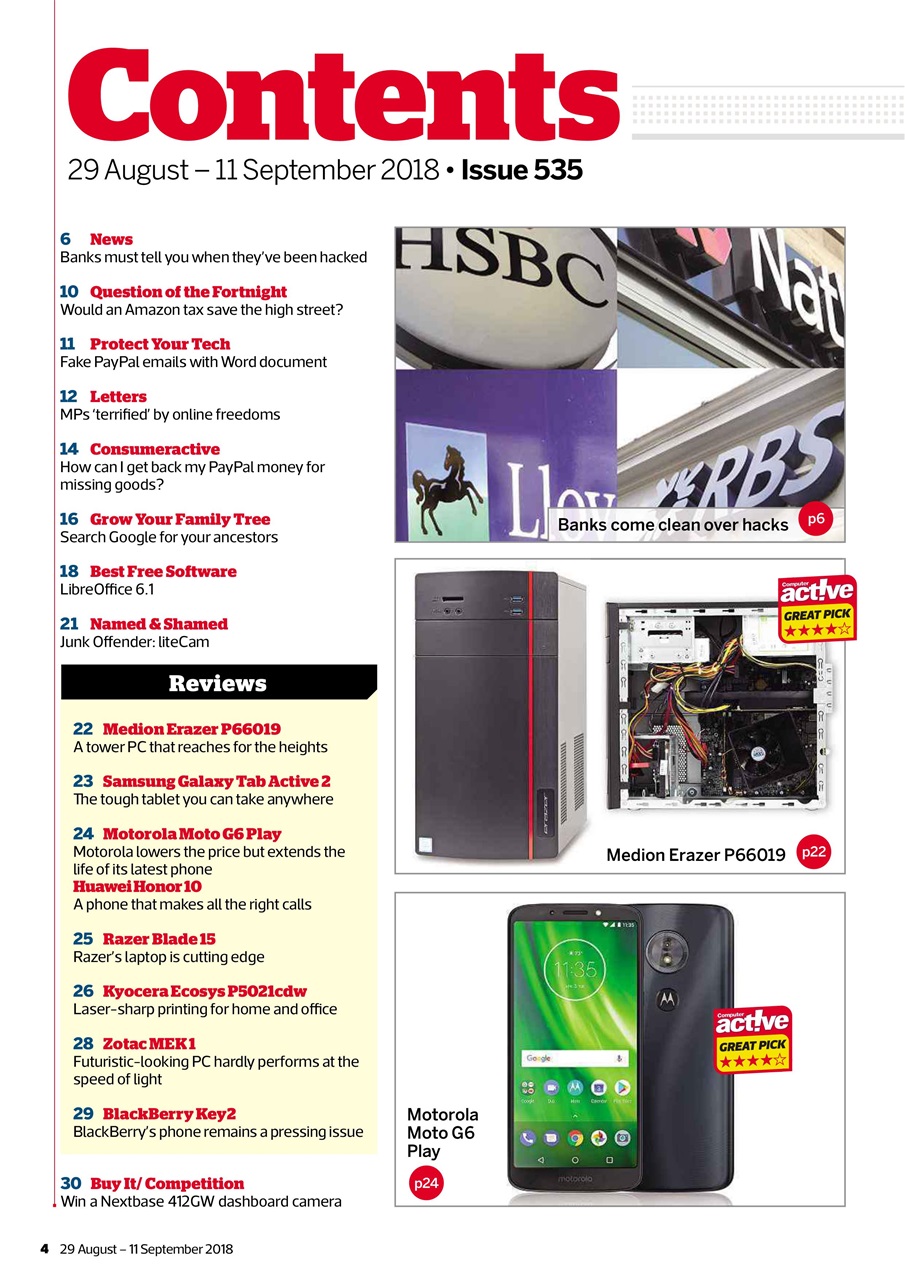 Computer Active Preview Pages