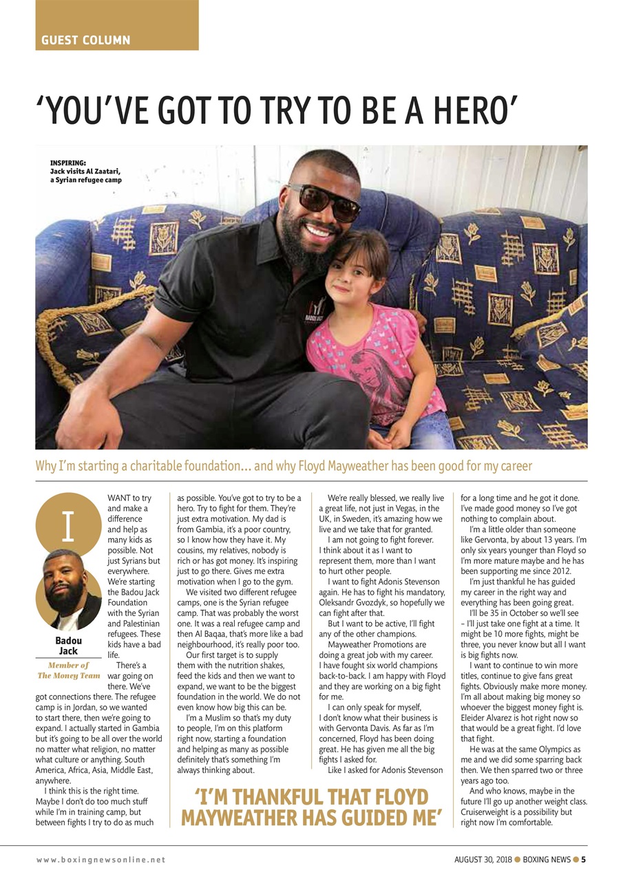 Boxing News Preview Pages