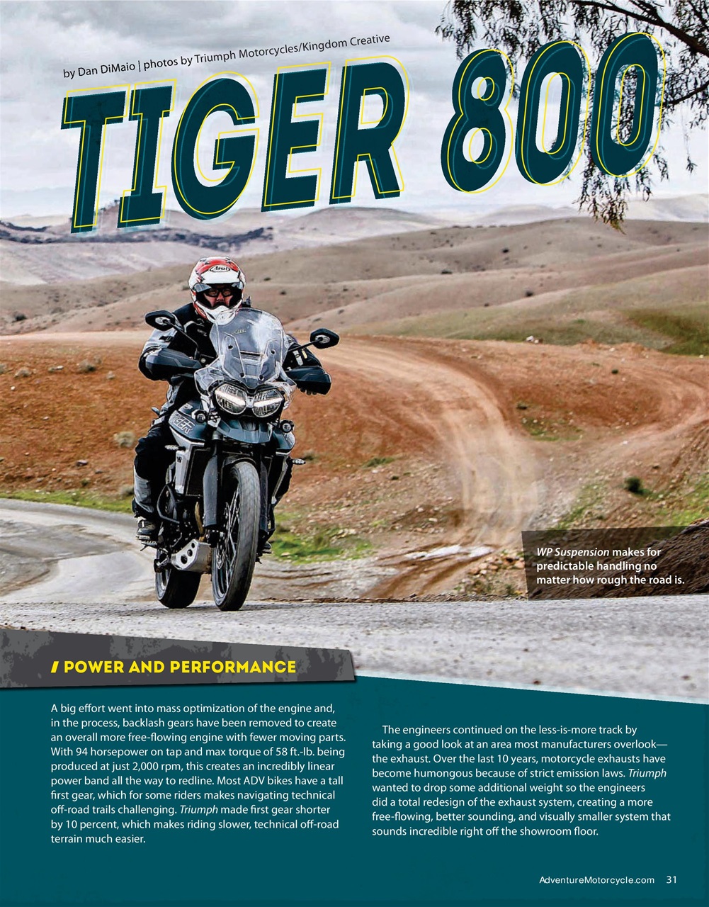 Adventure Motorcycle Preview Pages