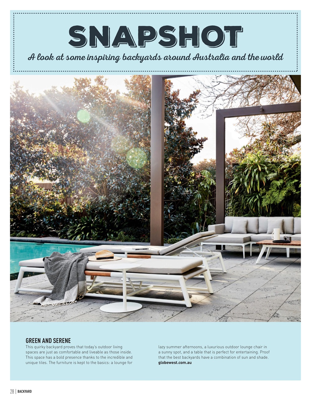 Backyard & Outdoor Living Preview Pages