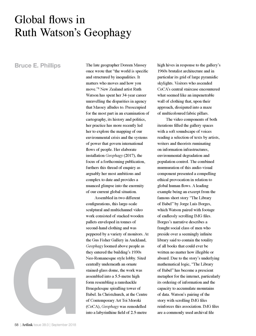 Artlink Magazine Preview Pages