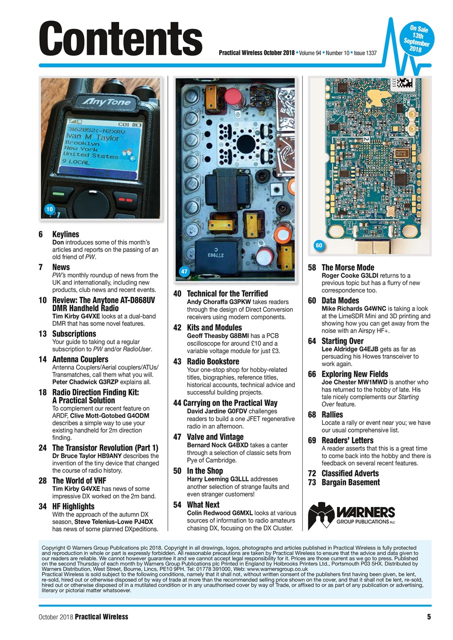 Practical Wireless Preview Pages