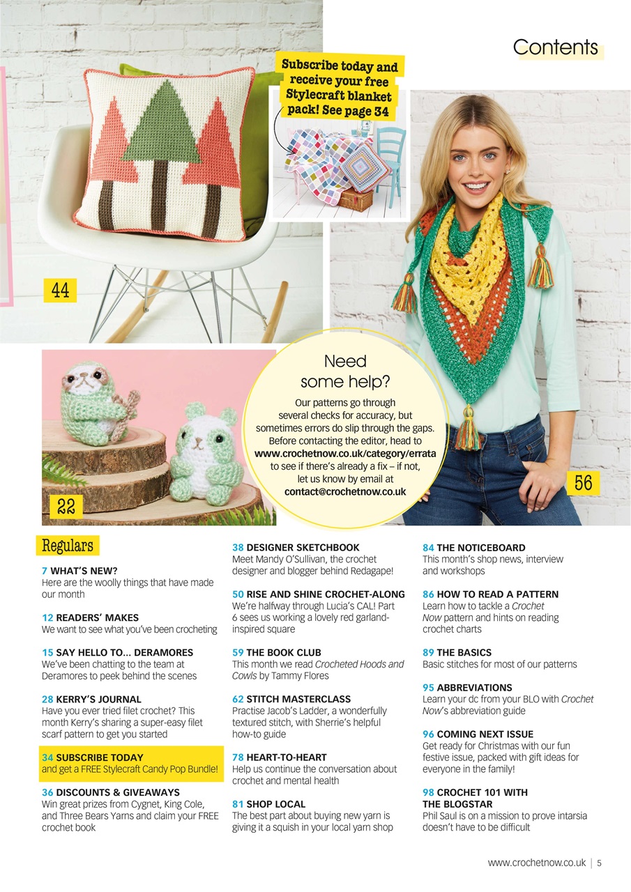 Crochet Now Magazine Preview Pages