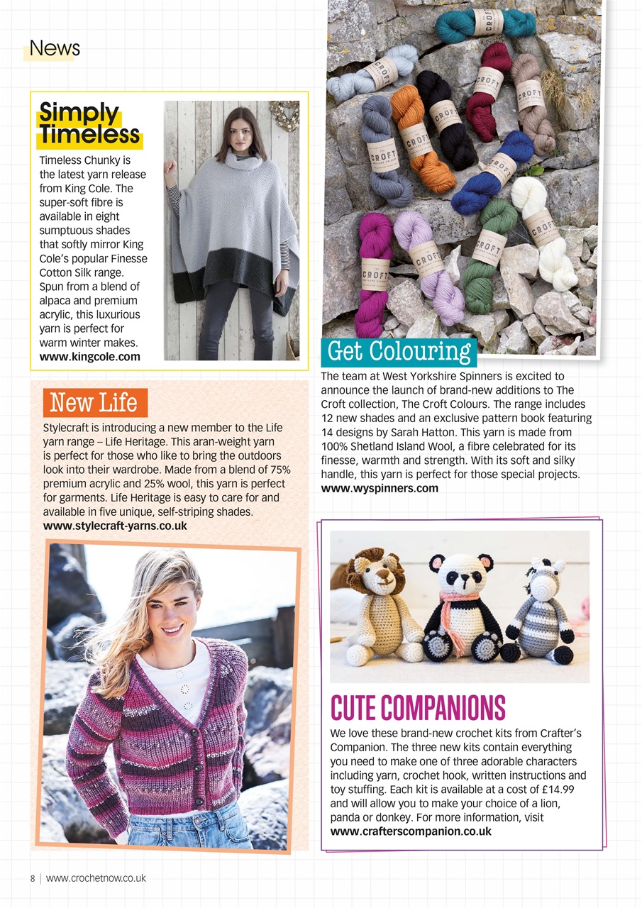 Crochet Now Magazine Preview Pages