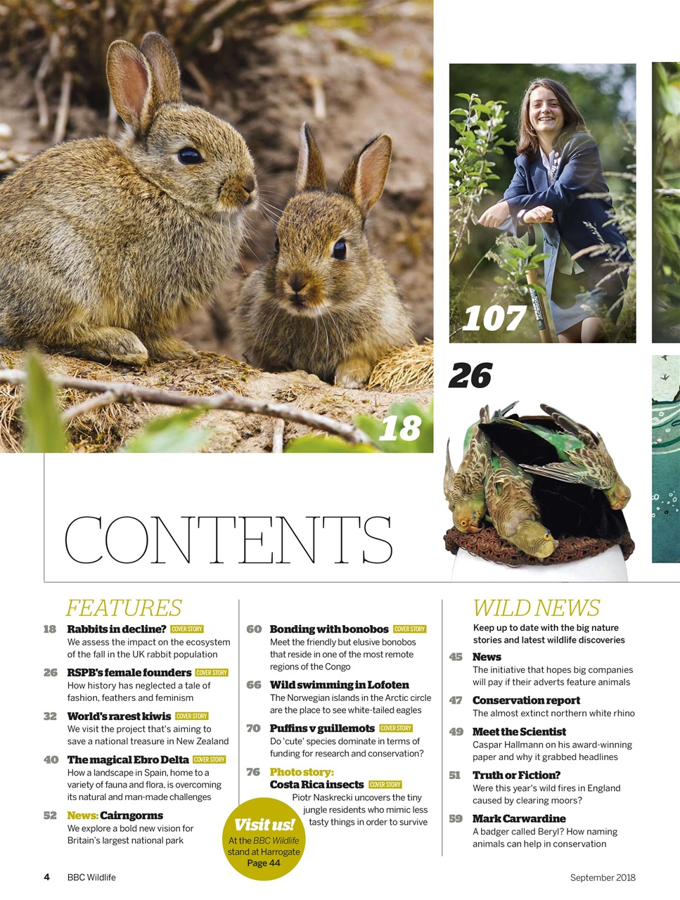 BBC Wildlife Magazine Preview Pages