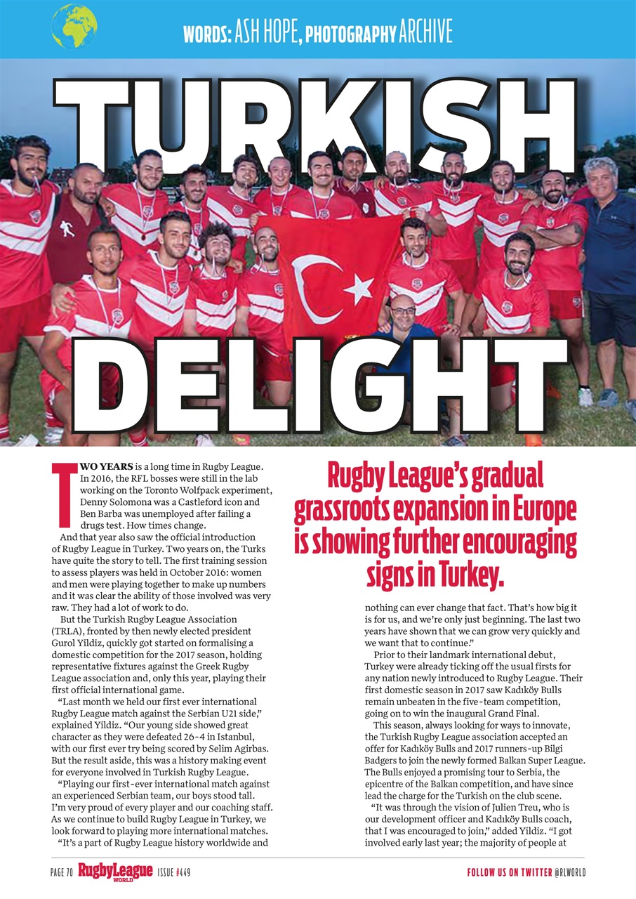 Rugby League World Preview Pages