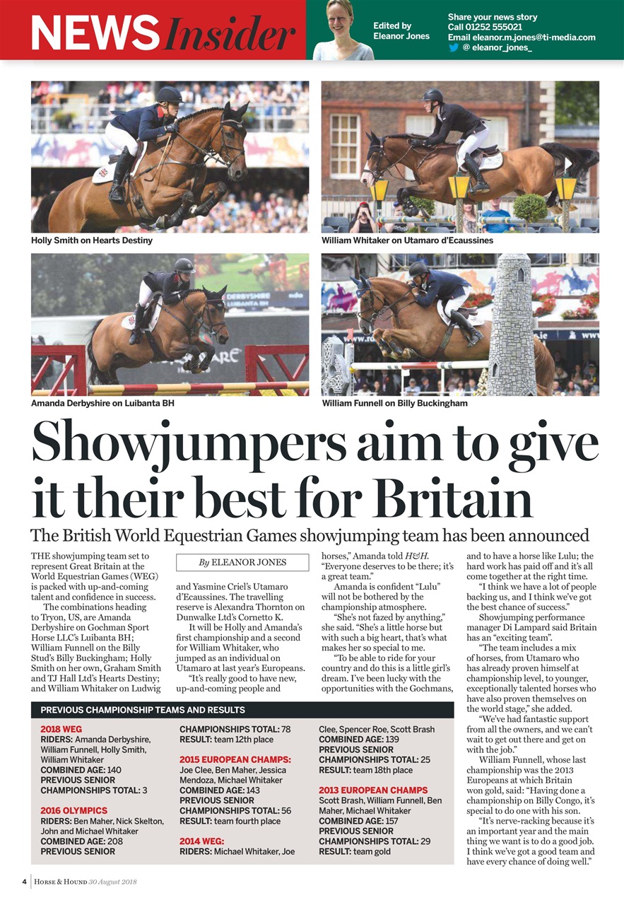 Horse & Hound Preview Pages