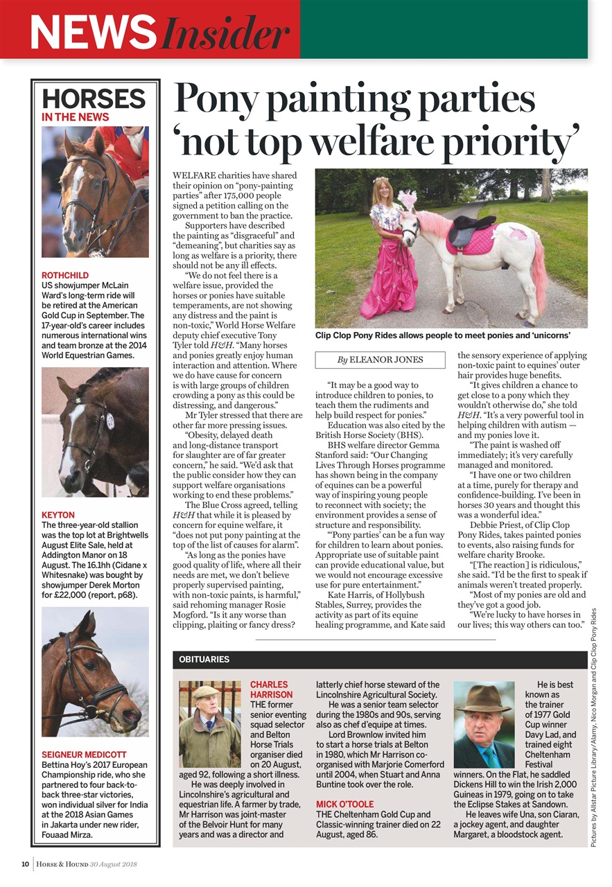 Horse & Hound Preview Pages