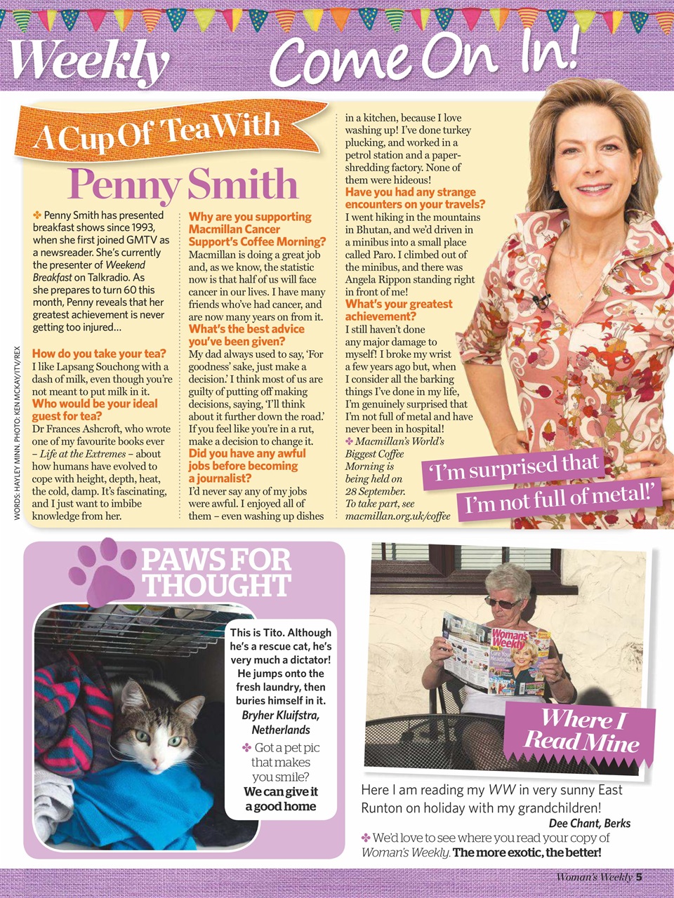 Woman's Weekly Preview Pages