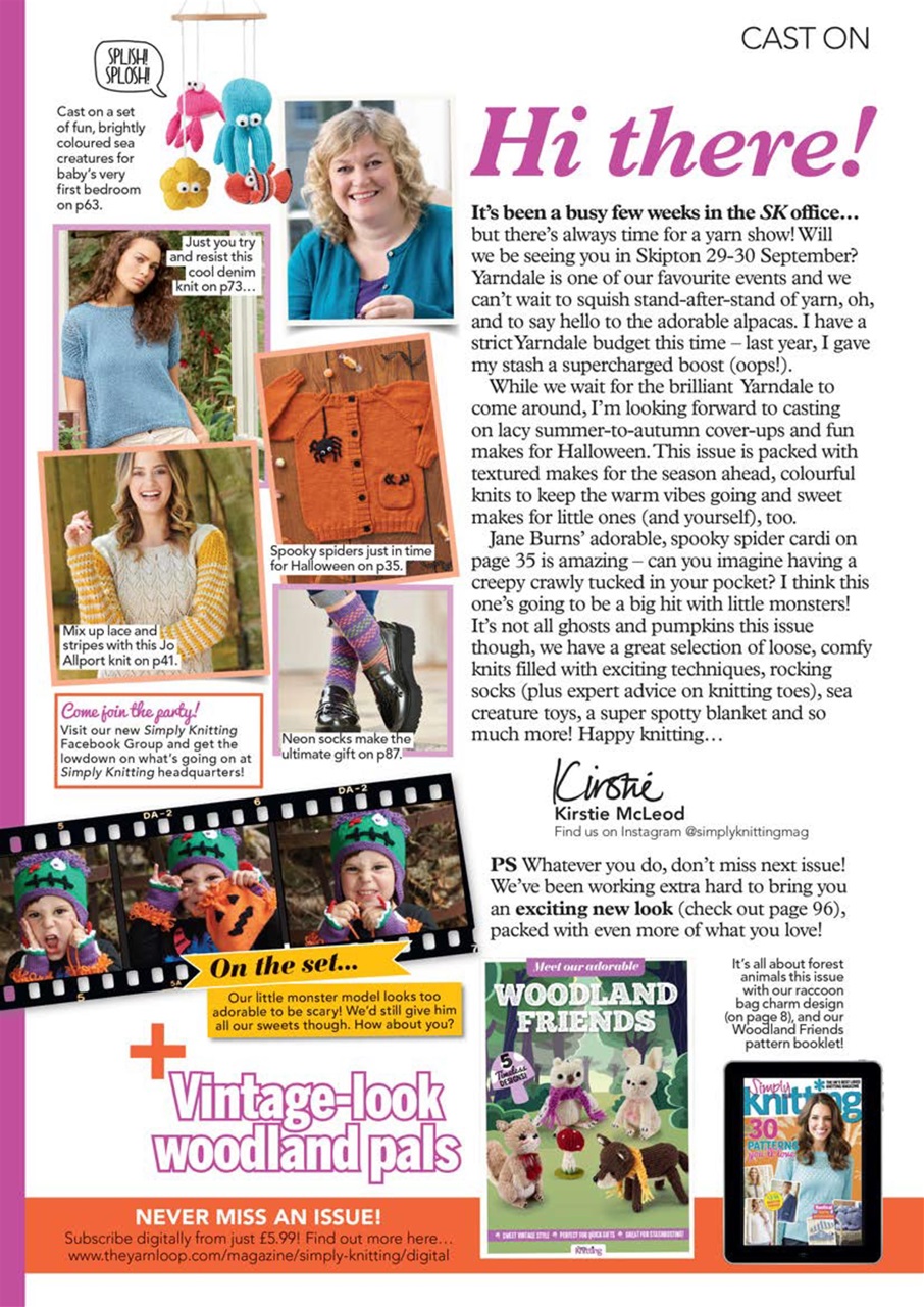 Simply Knitting Preview Pages