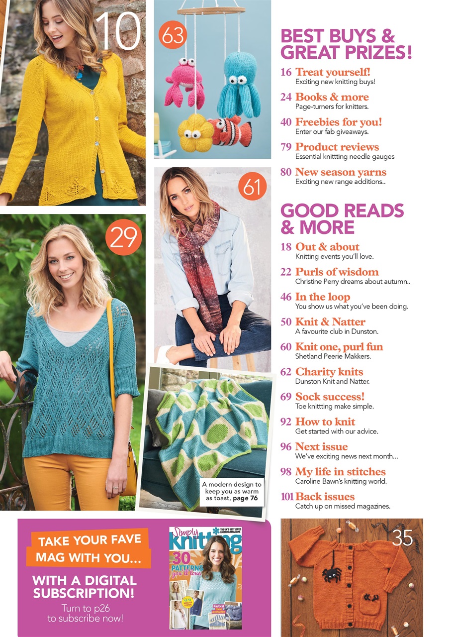 Simply Knitting Preview Pages