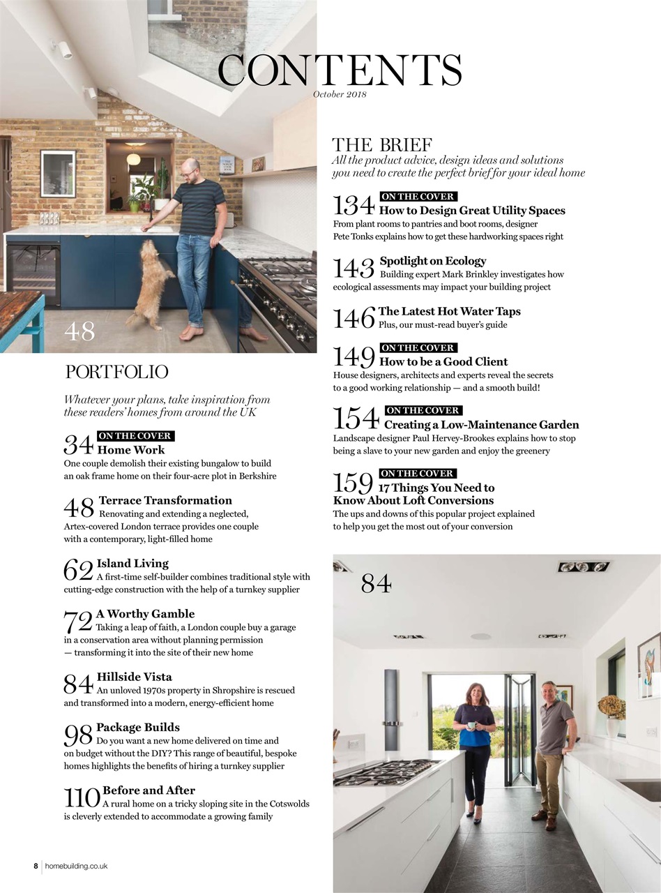 Homebuilding & Renovating Magazine Preview Pages