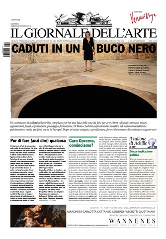 Il Giornale Dell’Arte issue Settembre