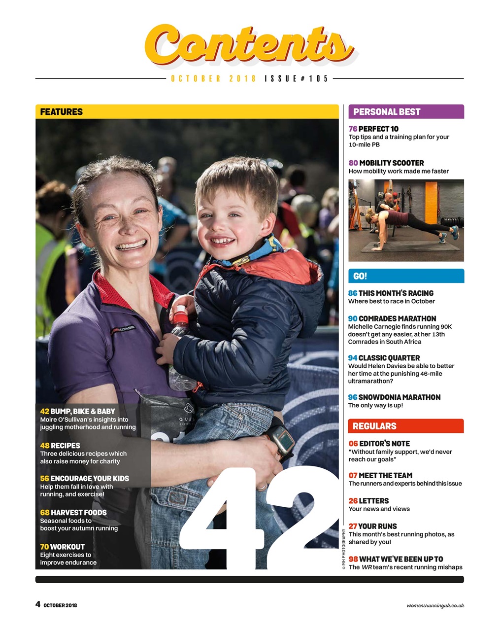 Women’s Running Preview Pages