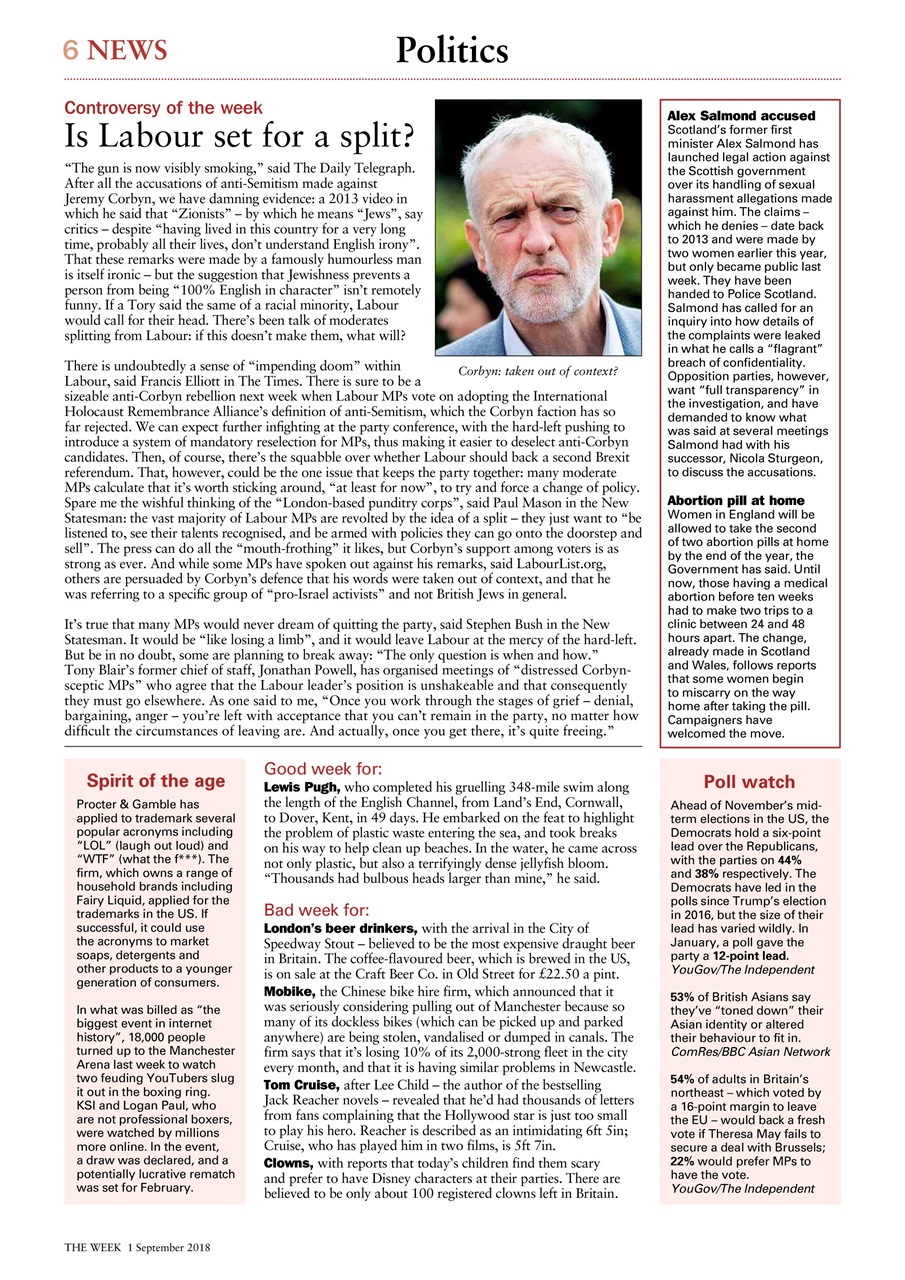 The Week Preview Pages