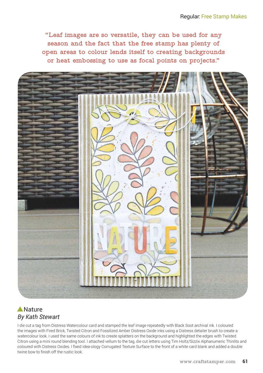 Craft Stamper Preview Pages