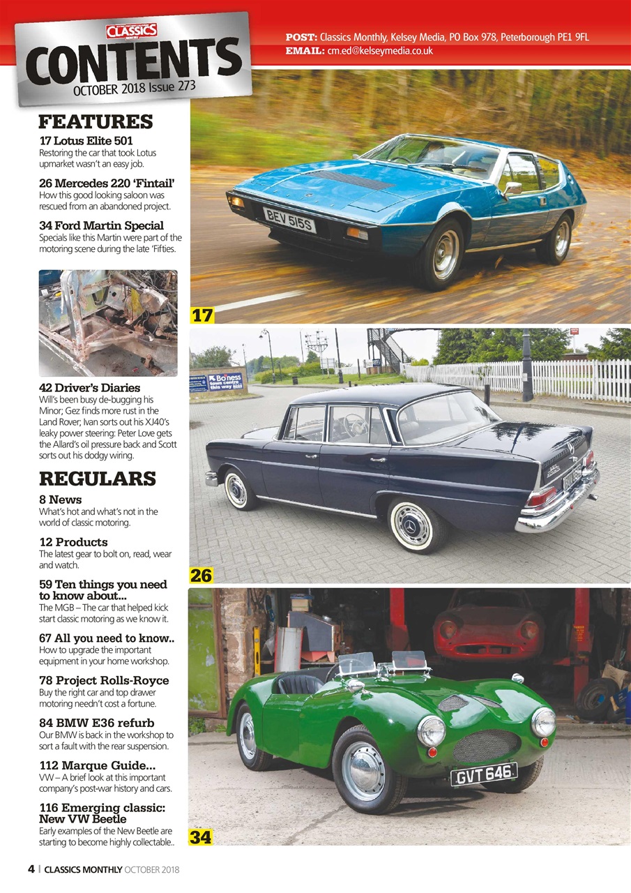 Classics World Preview Pages