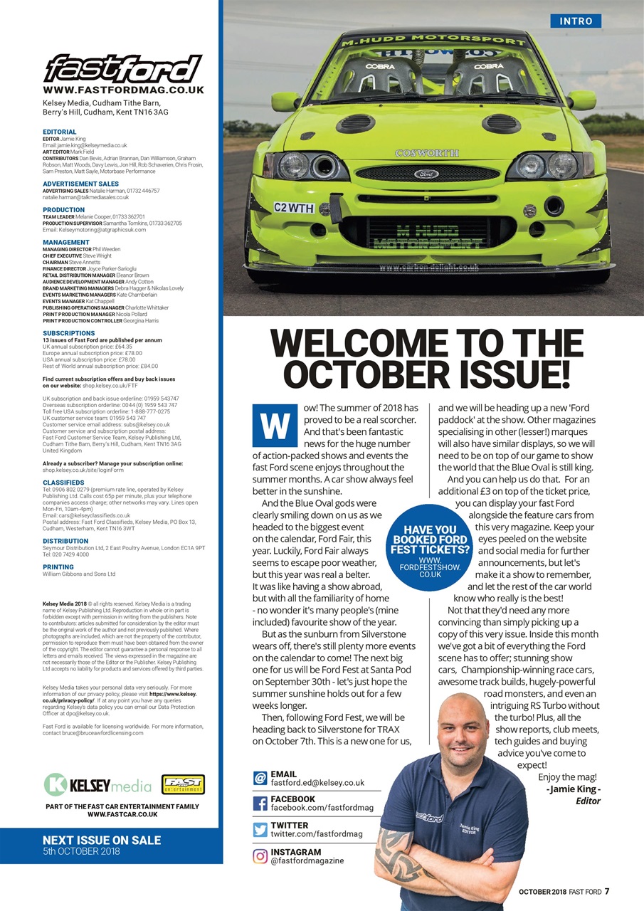 Fast Ford Preview Pages