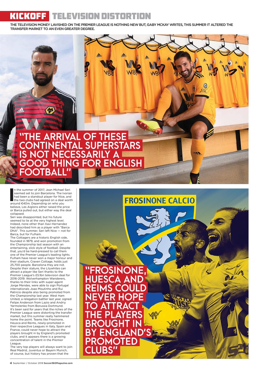 Soccer 360 Preview Pages