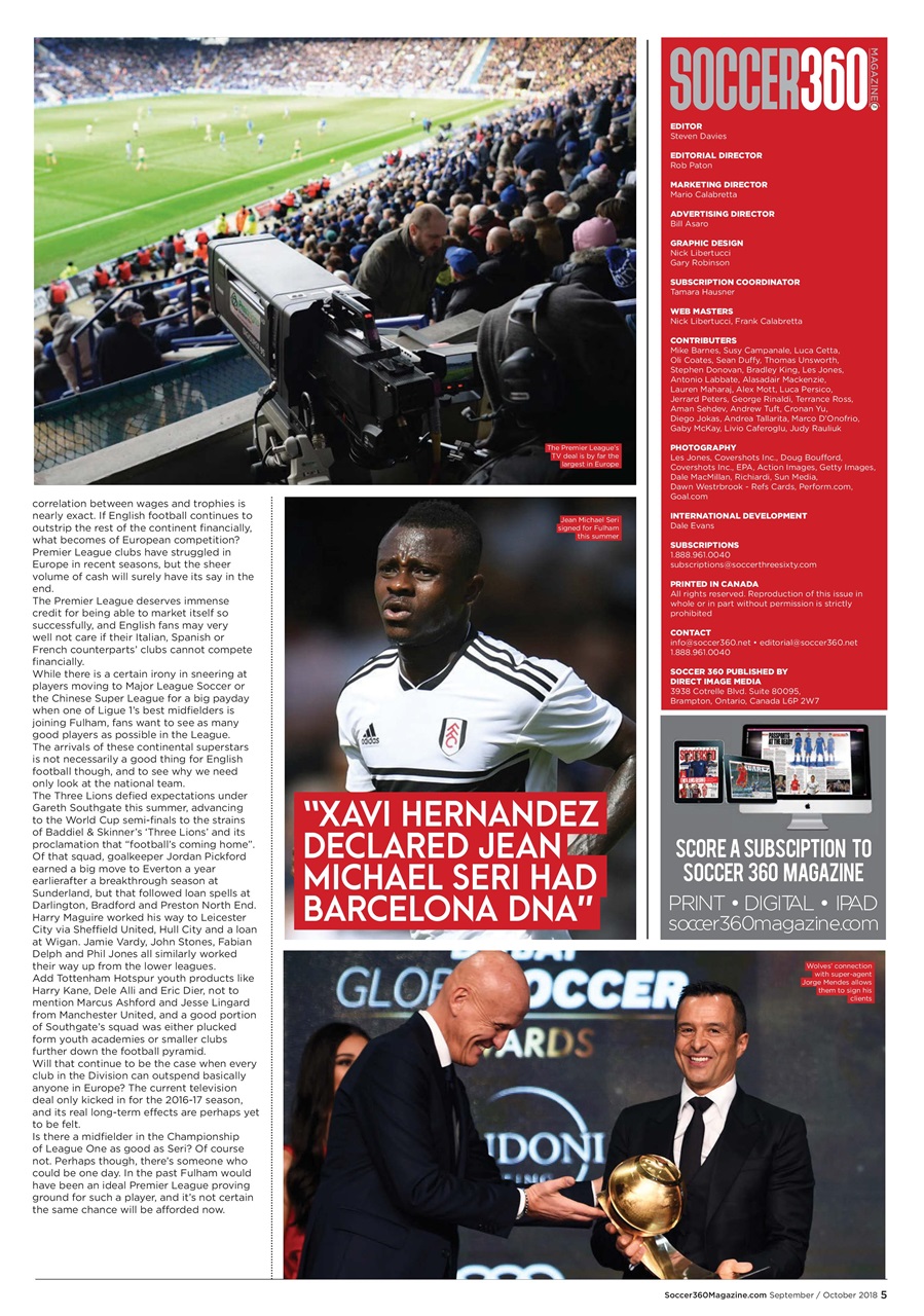 Soccer 360 Preview Pages