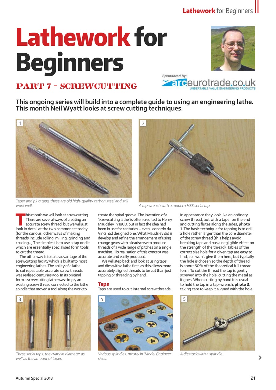 Model Engineer & Workshop Magazine Preview Pages