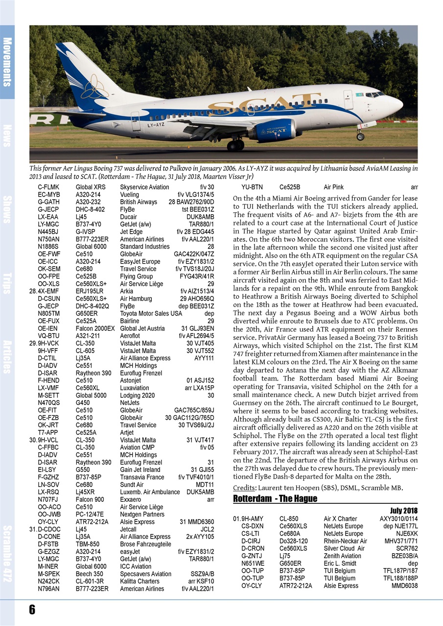 Scramble Magazine Preview Pages