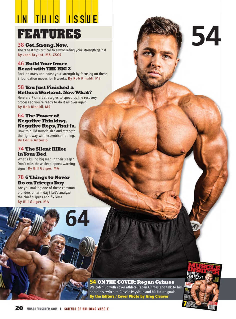 Muscle Insider Magazine Preview Pages