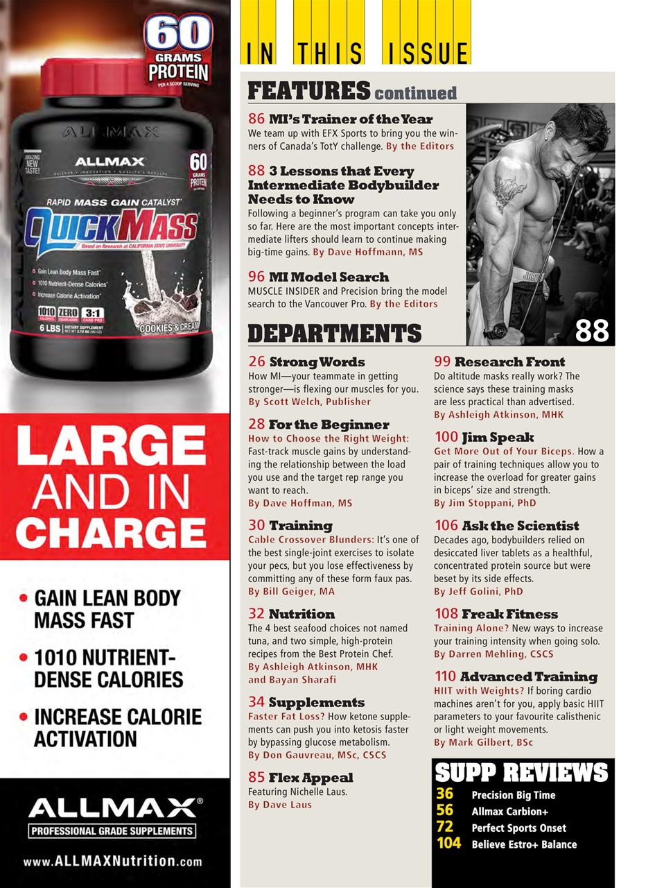 Muscle Insider Magazine Preview Pages