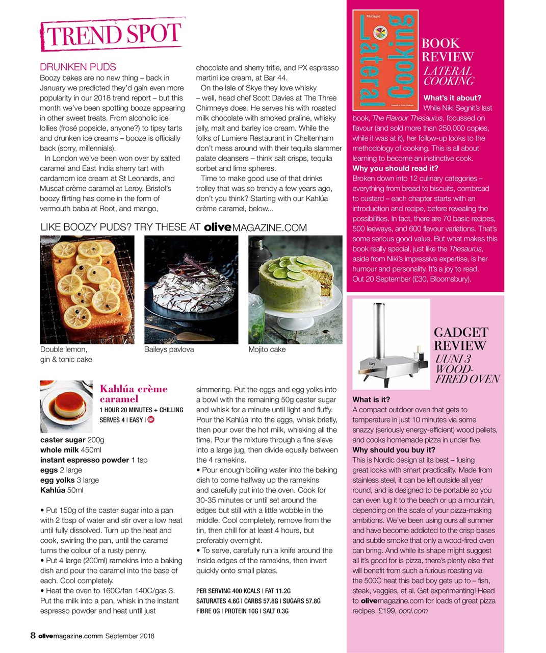 Olive Magazine Preview Pages