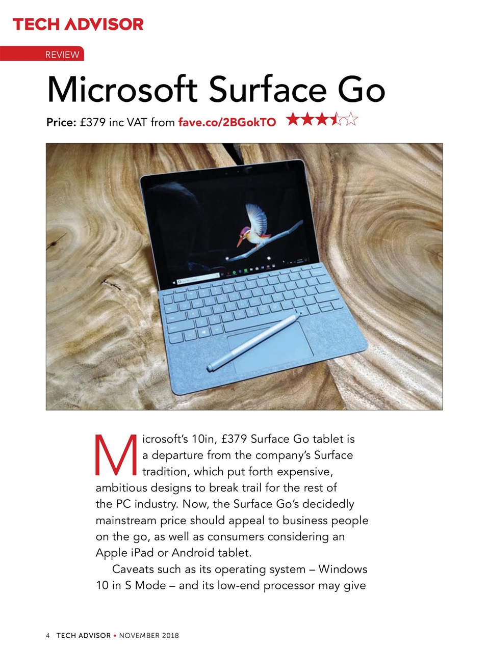 Tech Advisor Preview Pages