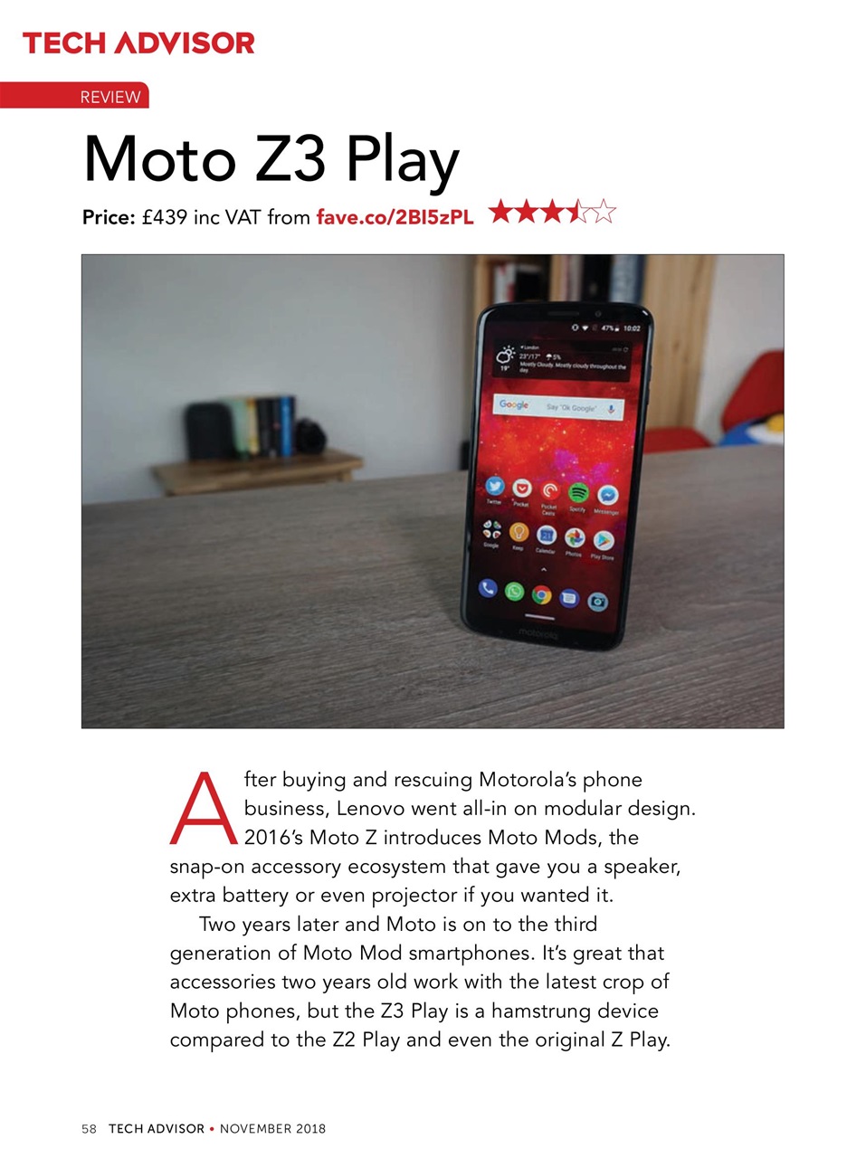 Tech Advisor Preview Pages