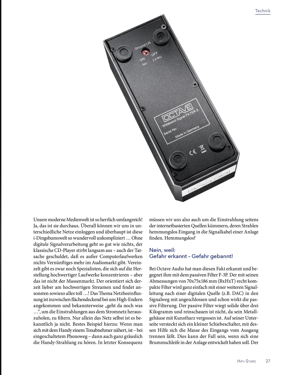 HiFi Stars Magazin Preview Pages