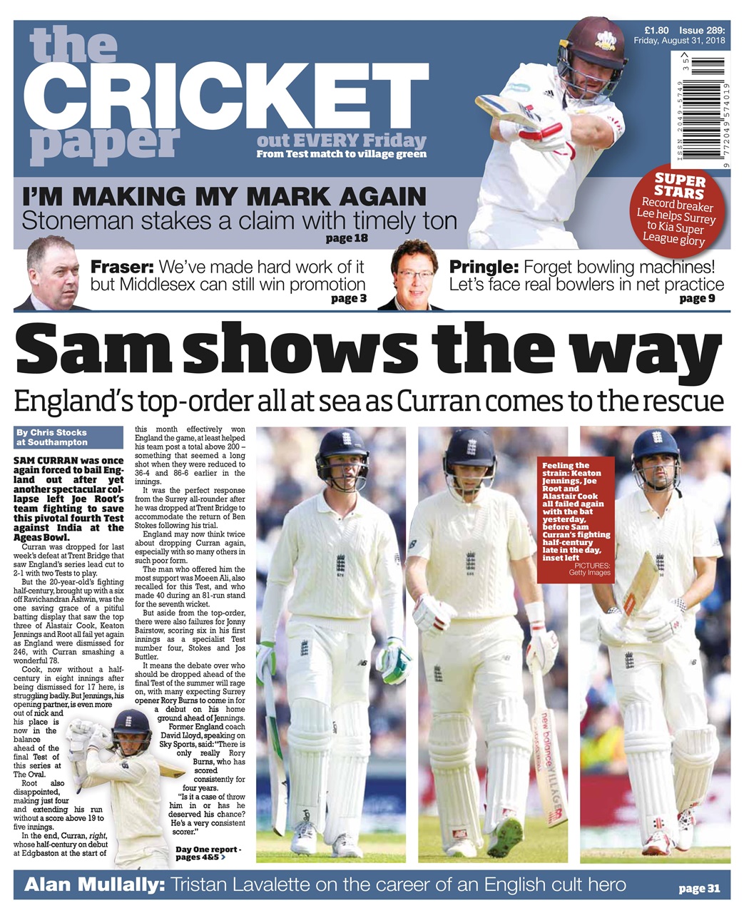 The Cricket Paper Preview Pages