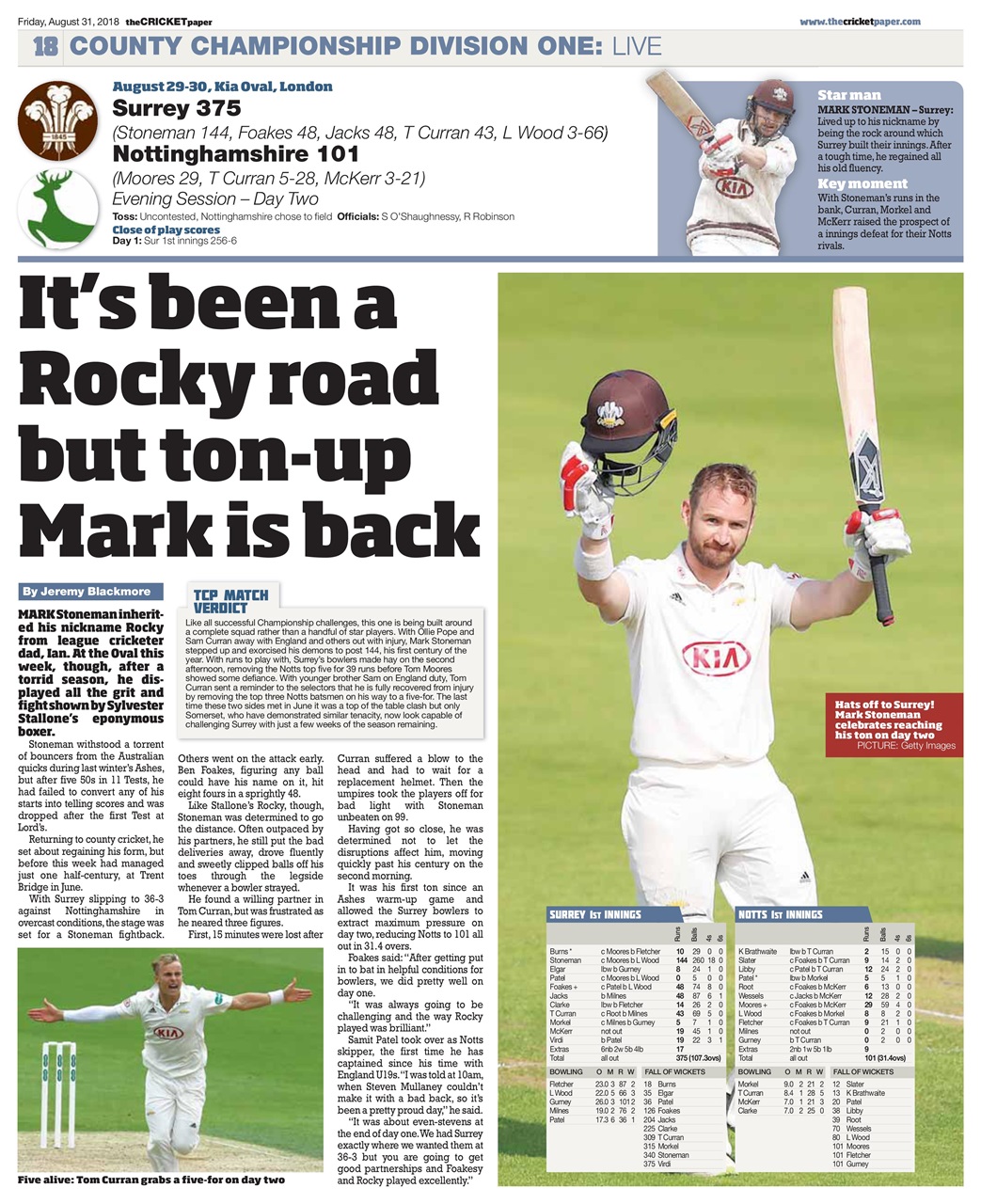 The Cricket Paper Preview Pages