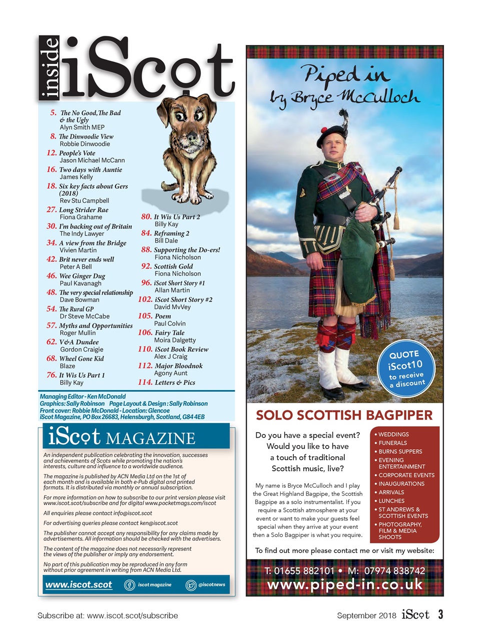 iScot Magazine Preview Pages