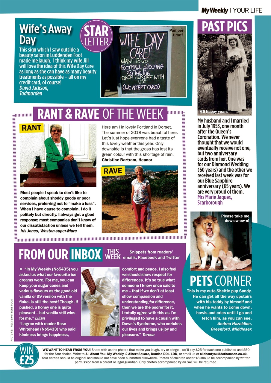 My Weekly Preview Pages