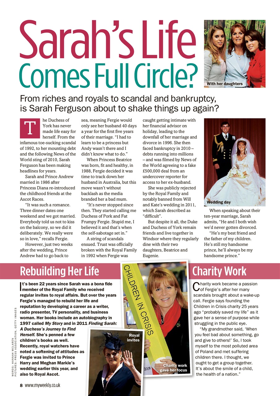 My Weekly Preview Pages