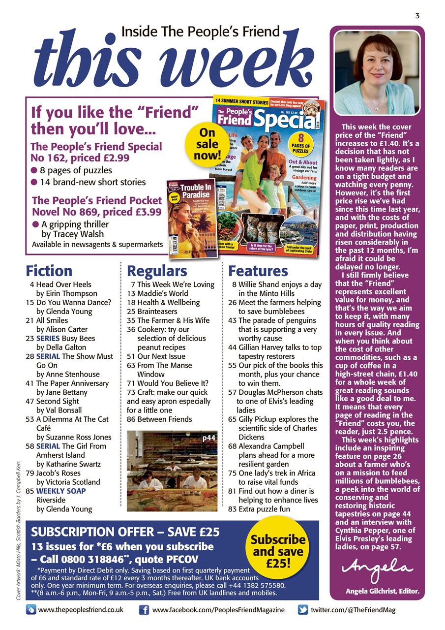 The People’s Friend Preview Pages