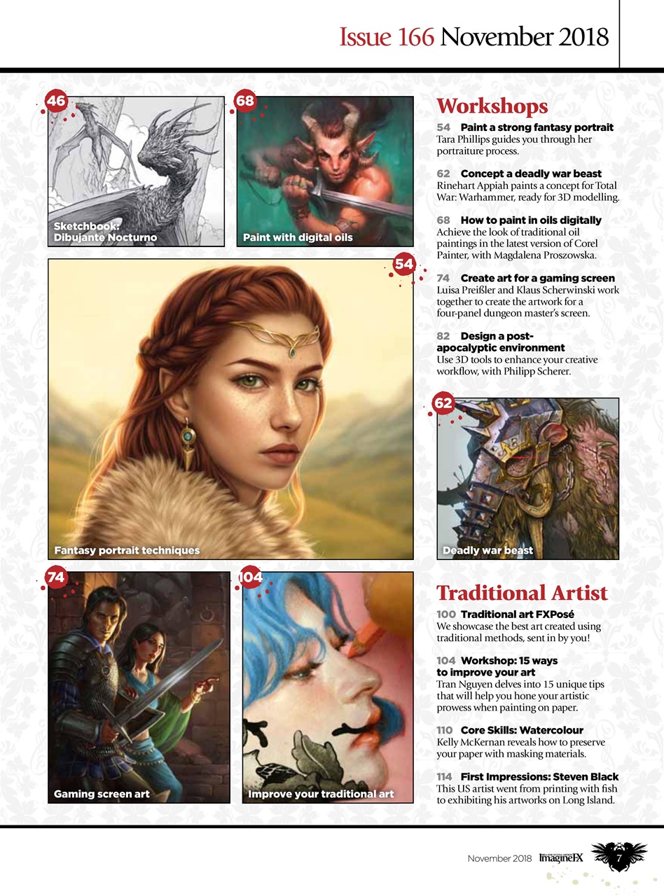 ImagineFX Preview Pages