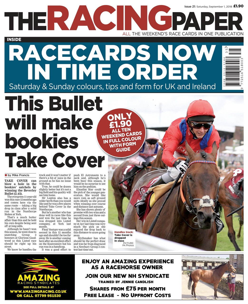 The Racing Paper Preview Pages